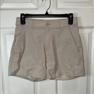Huk Women's Light Tan Cargo Shorts